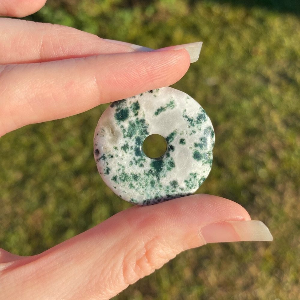 Moss Agate Donut